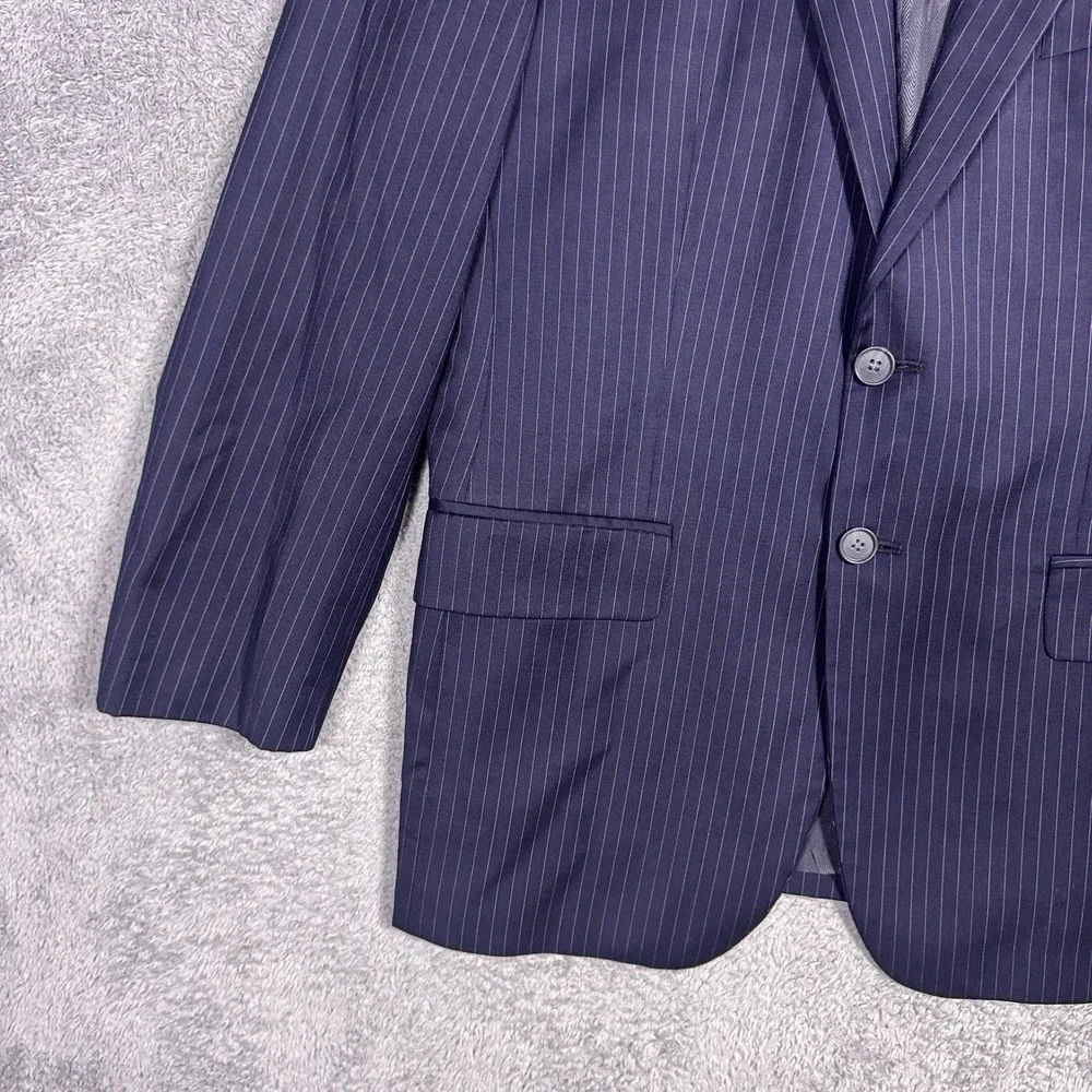 Loro Piana Blazer Mens 40S Pinstripe 100% Wool Super 120s Sport Coat Suit Jacket